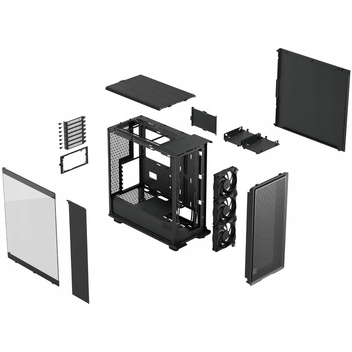 Корпус Fractal Design Epoch Black Midi Tower, чорний
