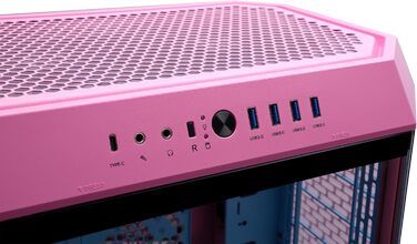 Корпус ПК Thermaltake The Tower 600 ATX Mid-Tower з вертикальним дизайном, USB-C, білий (Bubble Pink)