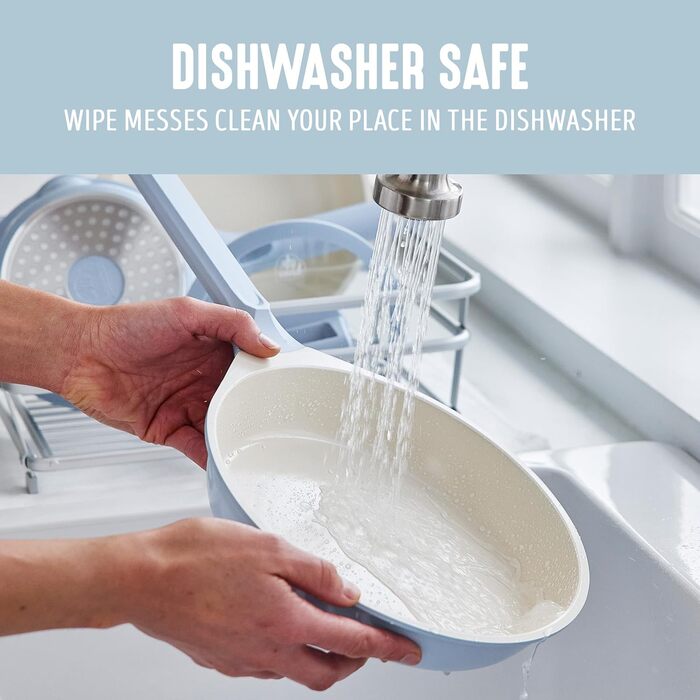 Набір кухонного посуду з кераміки 8 предметів, індукційний, нетоксичний, без PFAS, каструлі та сковороди, придатний для миття в посудомийній машині, салатовий колір