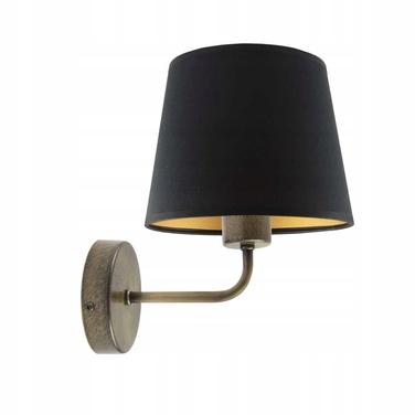 Настінний світильник-бра з абажуром, LED E27, білий