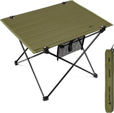 OneTigris CAMPMATE Стіл для кемпінгу складний, легкий, розкладний, вантажопідйомність до 30 кг для відпочинку на природі, піших прогулянок