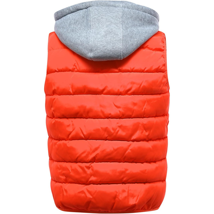 Чоловіча степкова жилетка YOUTHUP з капюшоном, тепла зимова жилетка для активного відпочинку, спортивна жилетка, оранжевого кольору (S)
