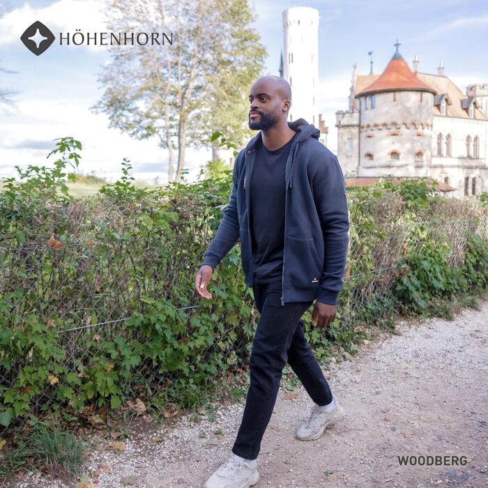 Чоловічий світшот з капюшоном Höhenhorn Woodberg, темно-синій, розмір L