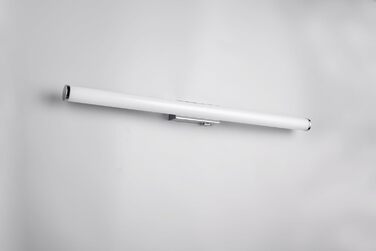 Trio Leuchten LED Bathroom Wall Light Mattimo 283274106, Metal Chrome, White Plastic, 4.3 Watt LED (Width 80cm)