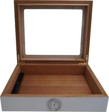 Германус Humidor Mensalla для 30 цигарок, білий