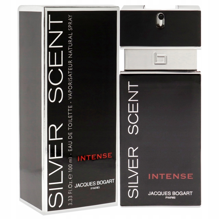 Чоловіча туалетна вода Jacques Bogart Silver Scent Intense, 100 мл