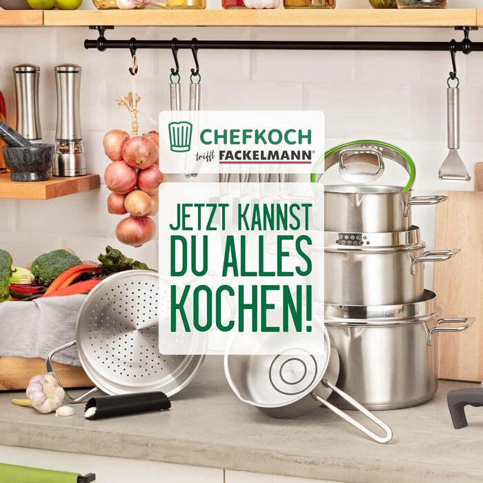 Набір мірних ложок Fackelmann Premium з нержавіючої сталі, 7 шт., гравійовані розміри, для спецій та рідин, придатні для миття в посудомийній машині