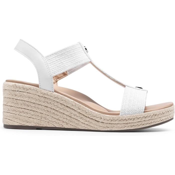 Босоніжки жіночі DREAM PAIRS на танкетці еспадрильї, білі, 39 EU - зручні сандалі для літа та пляжу з підтримкою стопи