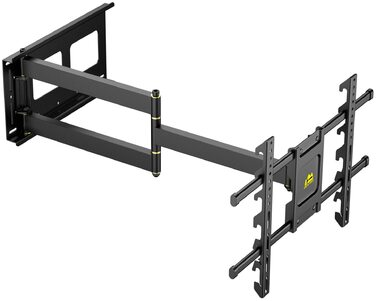 Настінне кріплення для телевізора HY-Bracket поворотне, для LED, OLED, 4K, 37-80 дюймів, чорне