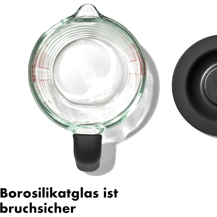 OXO Good Grips 500 ml Glass Measuring Cup with Lid