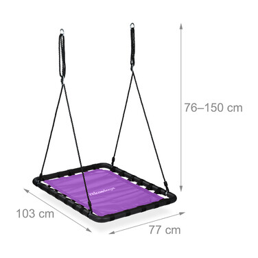 Relaxdays Corner Hanging Chair