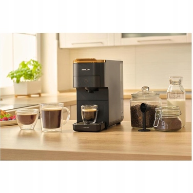 Капсульна кавомашина Sencor SCC 1000BK, 20 бар, чорна