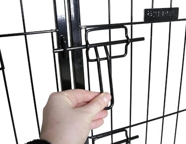 Кізочок Kerbl для собак та цуценят 77x80 см, 8 елементів, з дверцятами