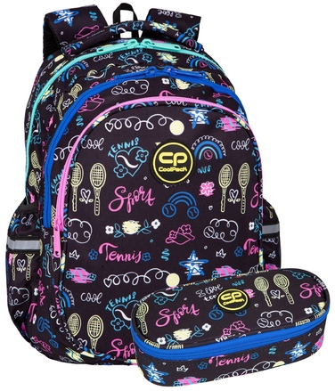 Шкільний підлітковий рюкзак CoolPack Jerry Tennis Star для дівчинки