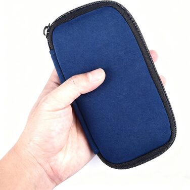 Органайзер для USB-накопичувачів TATMOHIK: синій кейс на 10 USB-флешок, USB-накопичувачів, флеш-карт