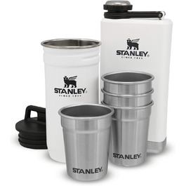 Набір для шотів та фляга Stanley Adventure - 6 предметів - Зелений (Polar White)