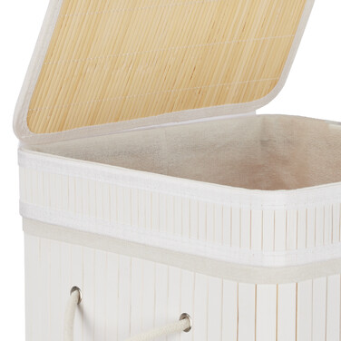 Relaxdays Folding Laundry Basket Bamboo