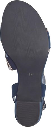 Сандалі жіночі MARCO TOZZI Navy Comb, м'яка устілка Feel Me, веганська шкіра, літні, 38 EU