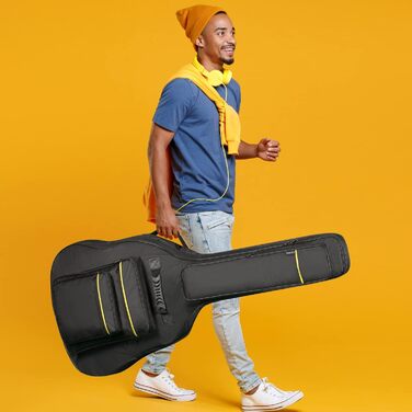 Чохол для гітари Cahaya Gig Bag: водонепроникний, з кишенями для аксесуарів, для гітар 40-41 дюймів