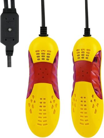 Електричний сушильник для взуття Flintronic: сушильник для черевиків, рукавичок, шкарпеток. Білий (жовтий)