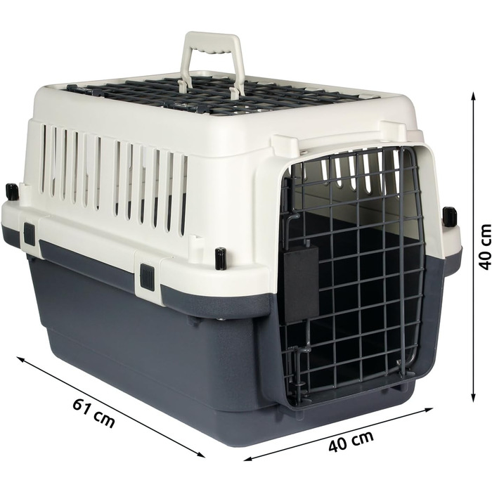 Karlie Nomad Pet Carrier - Top Loader - 68x51x47 cm - Lightweight