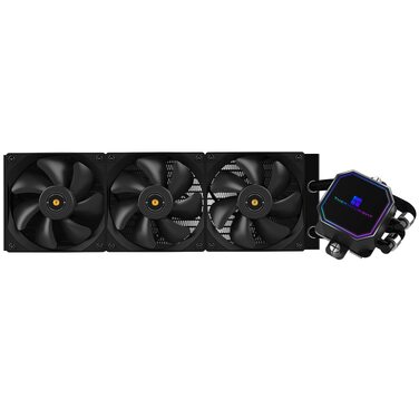 Система рідинного охолодження процесора Thermalright Frozen Prism 360 White ARGB, 360мм, 3 PWM вентилятори, для Intel LGA1700/1851, AMD AM4/AM5, Білий