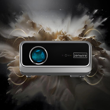 Проектор Zenwire Full HD 1920x1080 LED з WiFi та Android, підтримка 4K