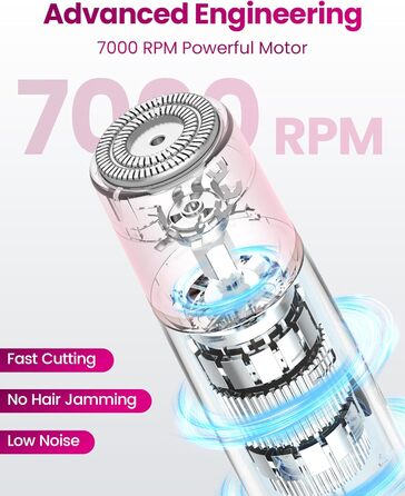 Електричний тример для жінок 4-в-1: для обличчя, тіла, ніг, носа. Тример для бікіні, USB-C