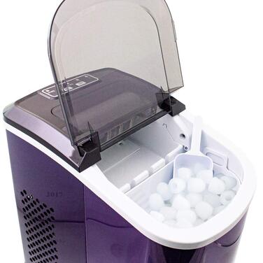 Машина для приготування льоду з нержавіючої сталі, Ice Maker, фіолетовий колір