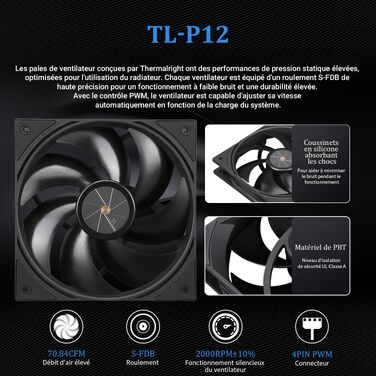 Система рідинного охолодження процесора Thermalright FW PRO 360 ARGB Black, 360мм, IPS LCD-дисплей 2.73