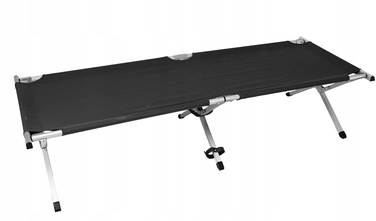 Розкладне ліжко Mil-Tec, 190 см x 65 см, чорне