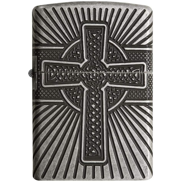 Запальничка Zippo з кельтським хрестом, колекція 2018, оригінал