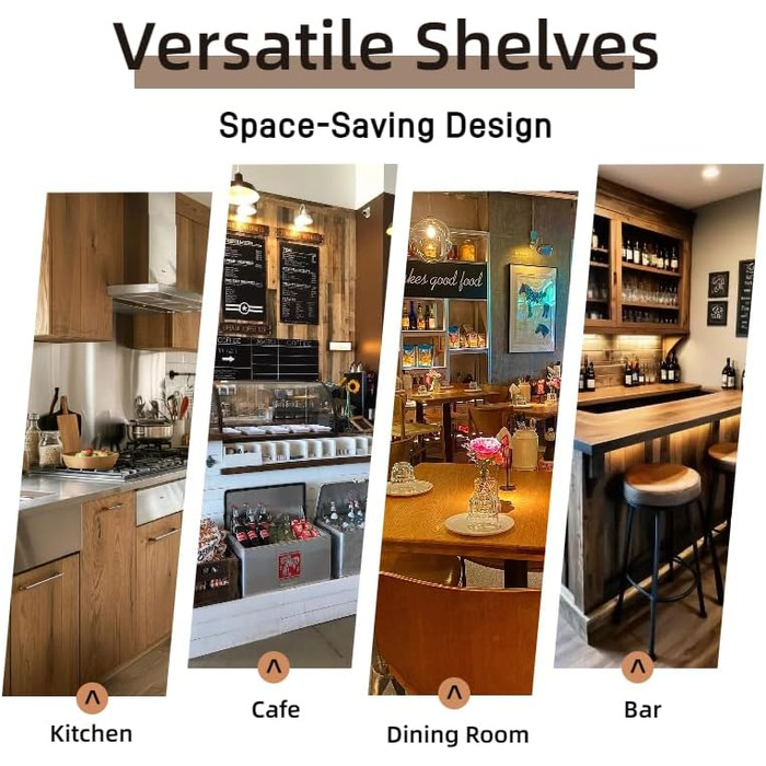 Настінна вітрина для вина Woskar, металева з тримачами для скла, 123,4 x 55 x 25 см, золота