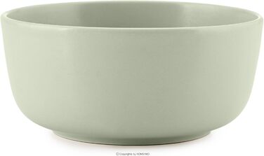 Набір посуду Konsimo VICTO для 6 осіб: 18-ти частинний сервіз з тарілок з кераміки, зелений матовий