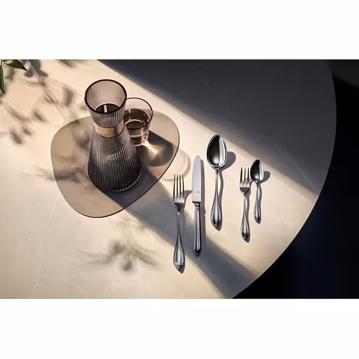 WMF Premiere Cutlery Set, 12 Place Settings, 66 Pieces, 60 Pieces with Serving Utensils, Hollow-Ground Knives, Cromargan protect polished, scratch-resistant, dishwasher-safe, 66-piece Single