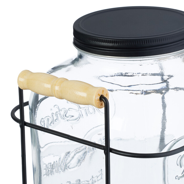 Relaxdays Drink Dispenser with Stand 5L