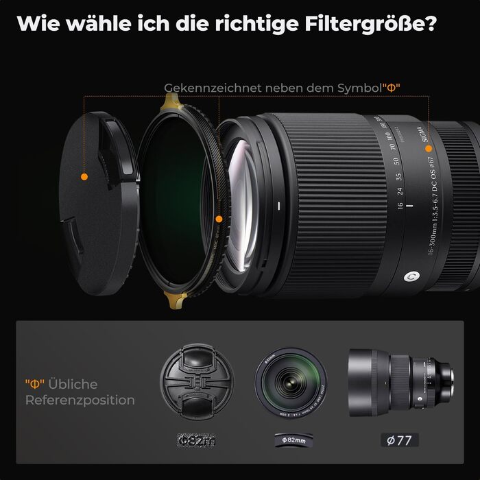 Фільтр ND2-32/CPL (Поляризаційний) K&F Concept 82мм Nano XPRO – Низьке відбиття, Нанопокриття
