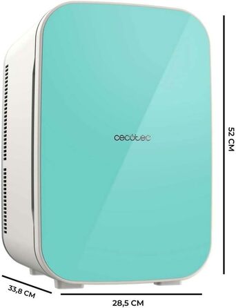Холодильник Cecotec Bolero MiniCooling 25L: 12V/220V, для авто та кемпінгу, охолодження/нагрівання, 25л, м'ятний колір