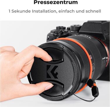 Фільтр ND K&F Concept K-Serie 43mm, змінний, ND2-400 (1-9 ступенів затемнення) з кришкою об'єктива