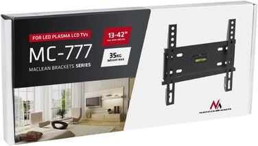Кріплення для телевізора Maclean MC-778 для OLED, QLED, LCD, LED, Plasma телевізорів до 45 кг, 26-65