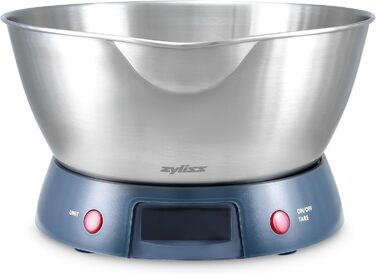 Кухонний пальник Zyliss E980202 с цифровою кухонною вагою, сріблястий/чорний | Для смаження та карамелізації