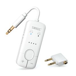 Bluetooth-адаптер AirFly для навушників у літаку, бездротовий аудіо-трансмітер для подорожей, білий