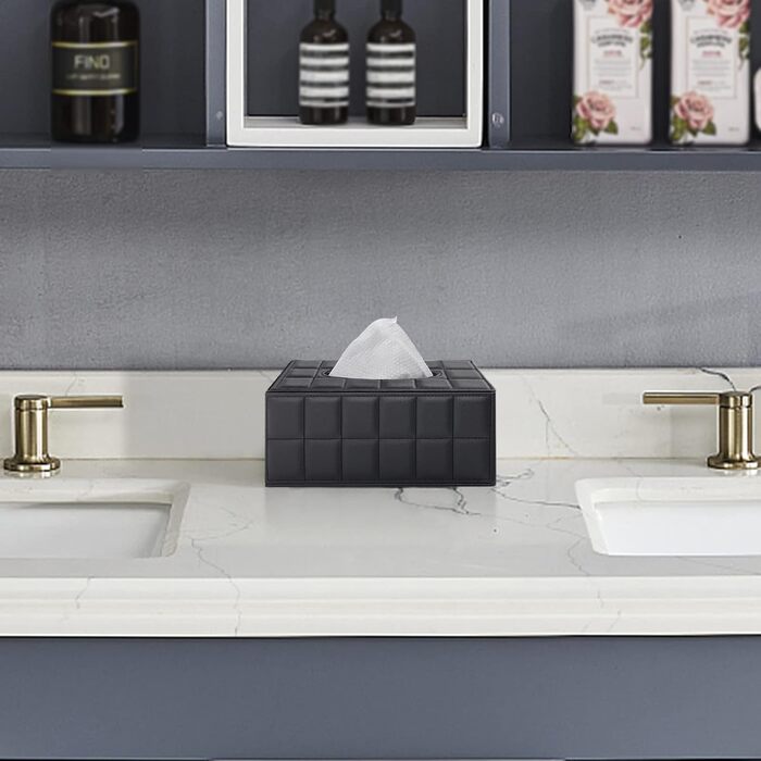 Скляна коробка для серветок, органайзер для косметичних серветок, декоративний тримач для вашого дому