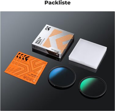 Фільтри K&F Concept 43mm: Black Mist 1/4, Поляризаційний, CPL з багатошаровим покриттям (Nano Klear)