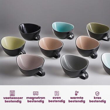 Cosy & Trendy Streetfood Saucers 170 ml - 10 Pieces