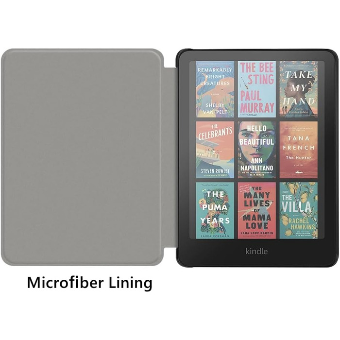 Чохол для Kindle Paperwhite (7/6/5 Gen, 12th Gen, Colorsoft 2024) - Зручний, неслизький, Mint Green