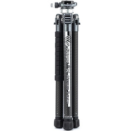 Штатив Fotopro X-Aircross 3 Lite з кульовою головкою, з вуглецевого волокна, висувний, для подорожей (сірий)