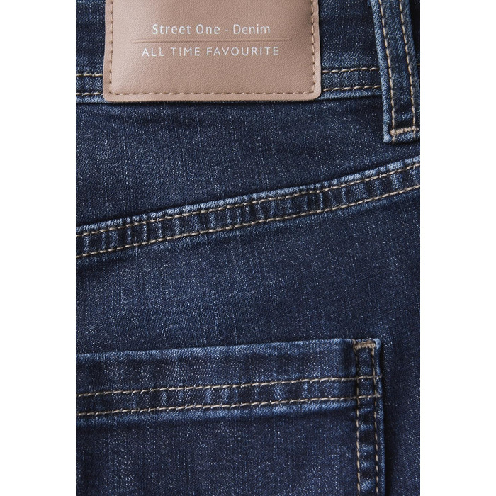 Джинси жіночі Street One Bootcut 3716435, темно-синій індиго, 34W/32L
