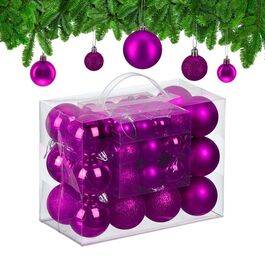 Relaxdays Set of 50 Christmas Baubles