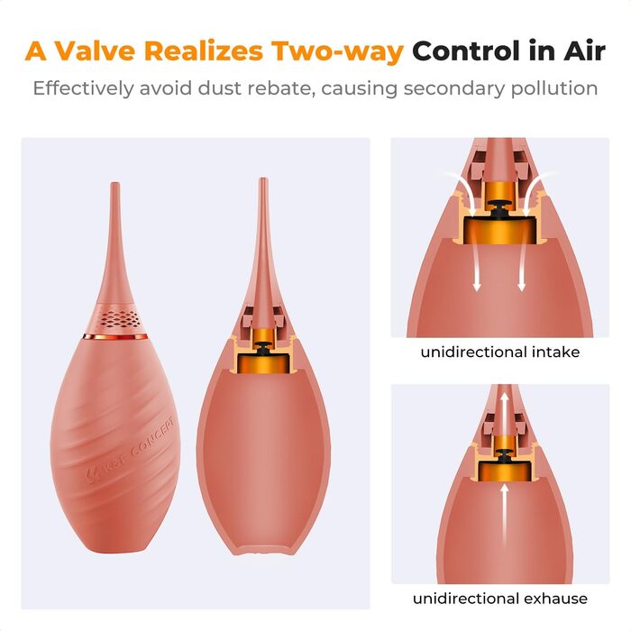 Набір для чищення фото- та відеокамер K&F Concept 10 в 1: DSLR, об'єктиви, смартфони, мікрофібра, повітряний насос, рідина для чищення, олівець для чищення